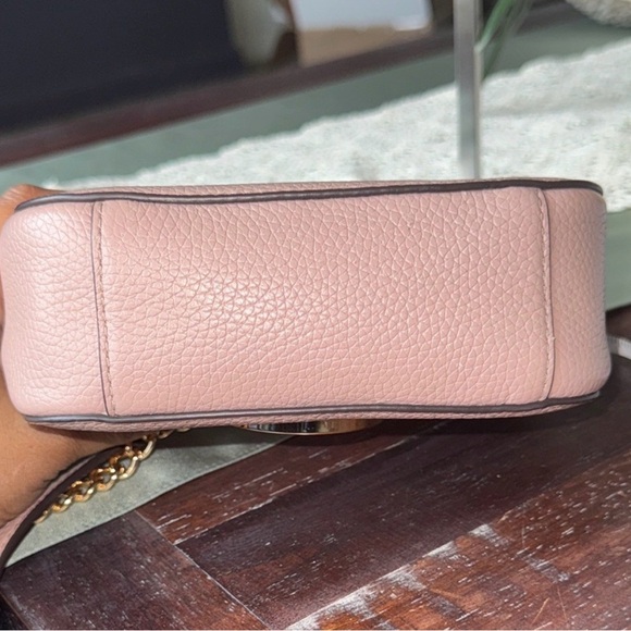 Michael Kors mauve pink Crossbody Bag with Gold Accents - Picture 11 of 12